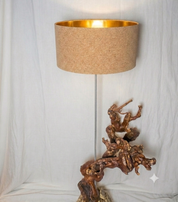 lampe en cep de vigne