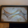 Tableau art filaire ou string art (cadre et verre de protection)
