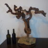 présentoir en cep de vigne