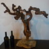 présentoir en cep de vigne