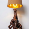 lampe en cep de vigne (3) lampe en cep de vigne avec abat jour recyclé et customisé